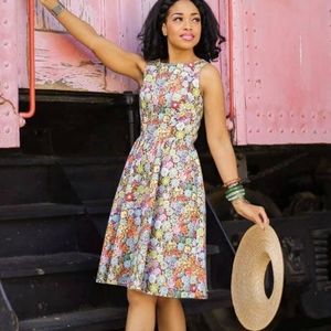 Retrolicious succulent dress!